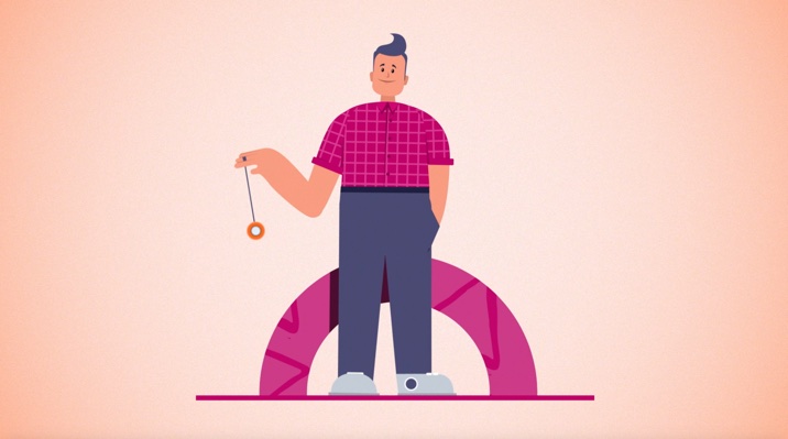 Illustration tirée de la vidéo de motion design pour la vidéo sur les actes répréhensibles.