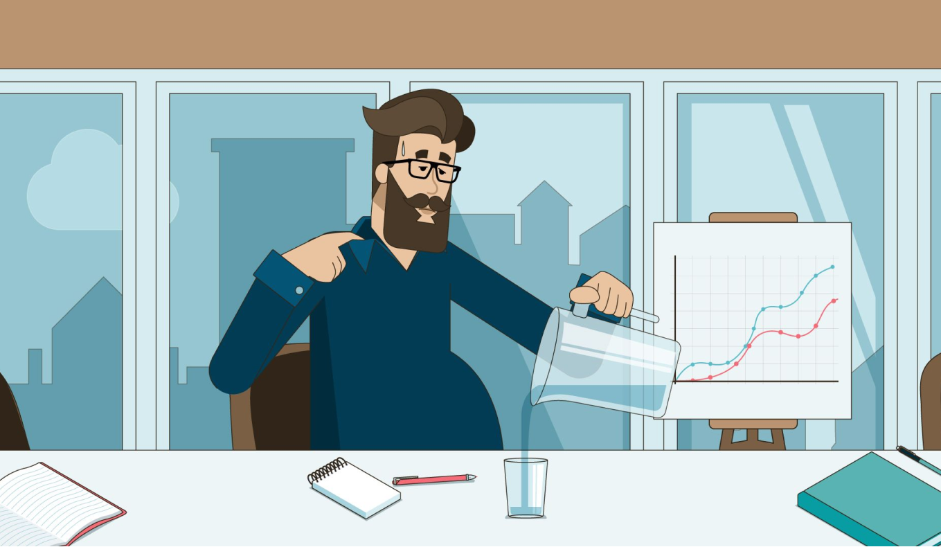 Illustration tirée de la vidéo de motion design pour la vidéo sur les de Consolidation de CTI pour le CSPQ.